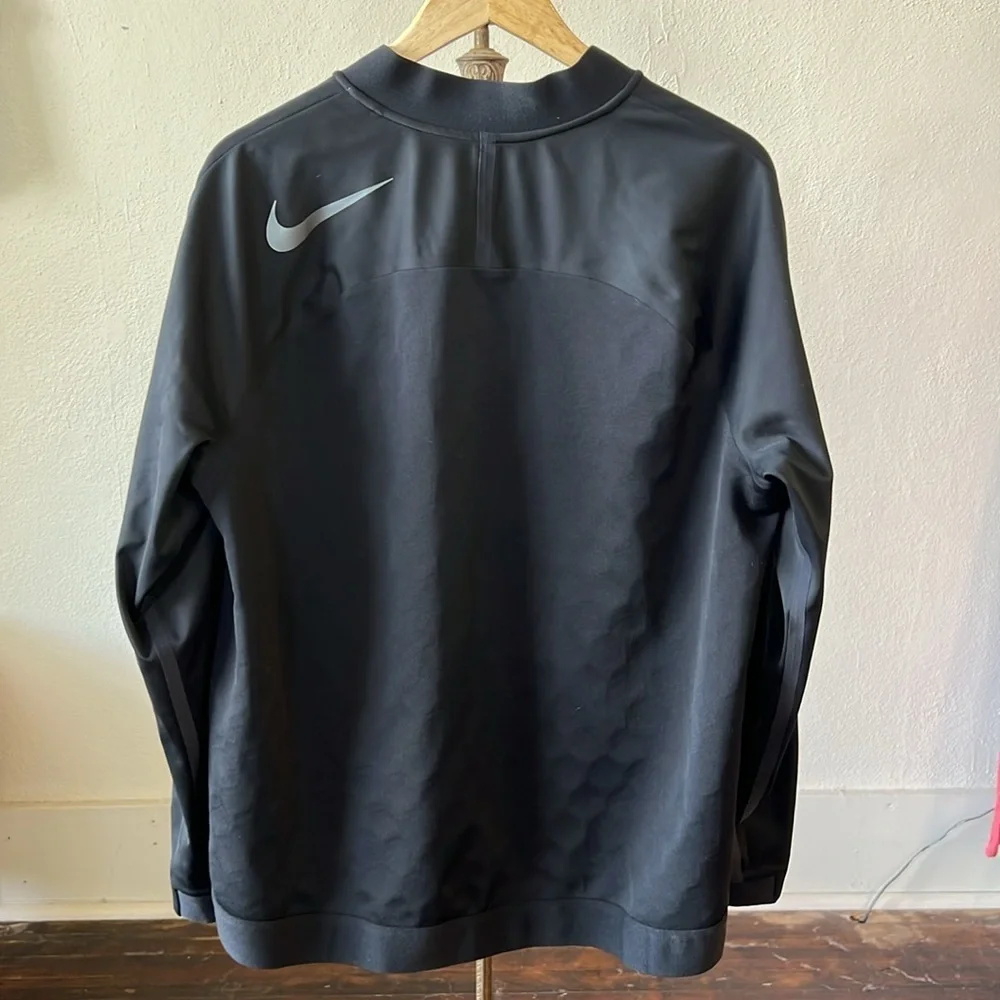 NIKE THERMA SPHERE DRI-FIT REPEL BLACK HALF ZIP ATHLETIC JACKET SIZE LARGE - Picture 5 of 5